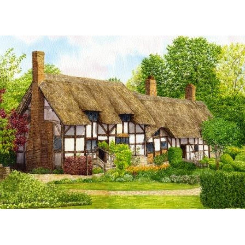 Anne Hathaway's Cottage Jigsaw Puzzle by JHG Puzzles.
