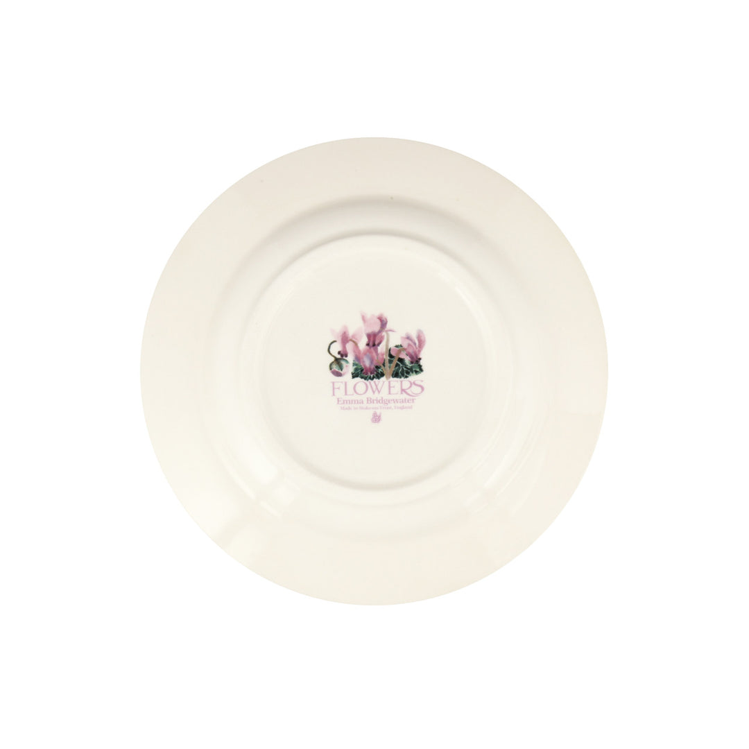 Emma Bridgewater Autum Cyclamen 6 1/2 inch plate. Handmade in England.