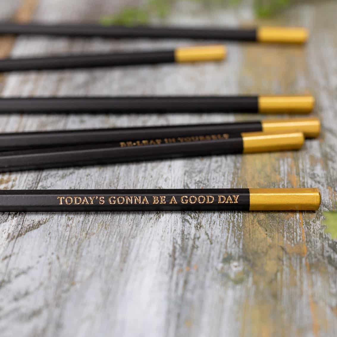 Bees & Honeysuckle Set of 6 Pencils by Toasted Crumpet.