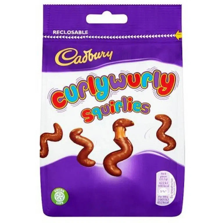 Cadbury Curly Wurly Squirlies.