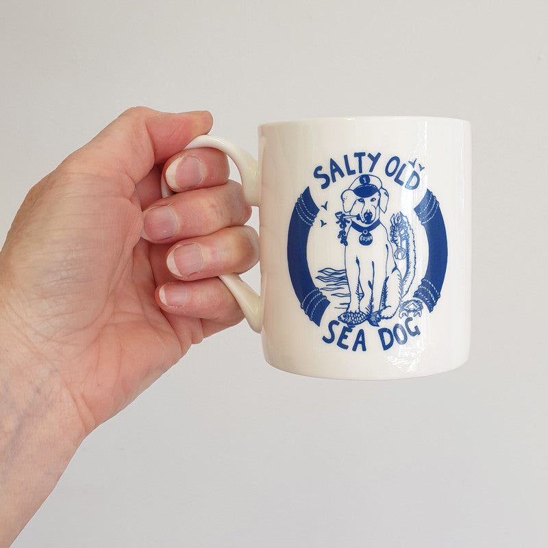 Port & Lemon Salty Sea Dog Bone China Mug