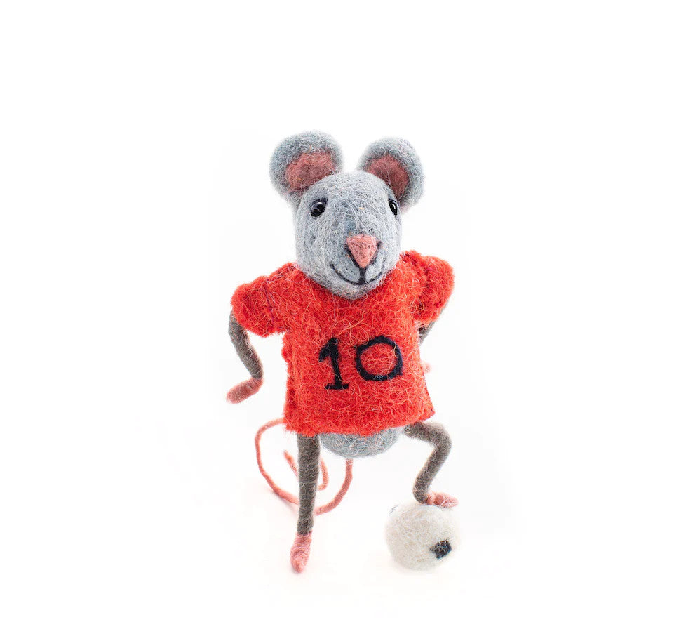 Red Footballer Mouse