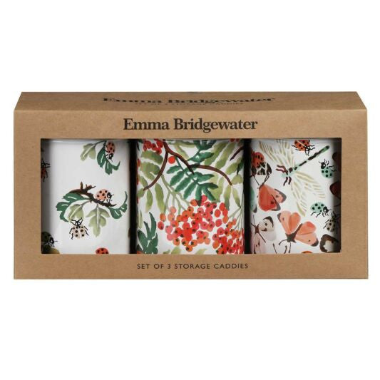 Emma Bridgewater All Creatures Great & Small Set of Three Caddies