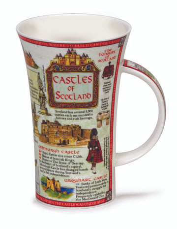 Dunoon Glencoe Castles of Scotland fine bone china mug. Image