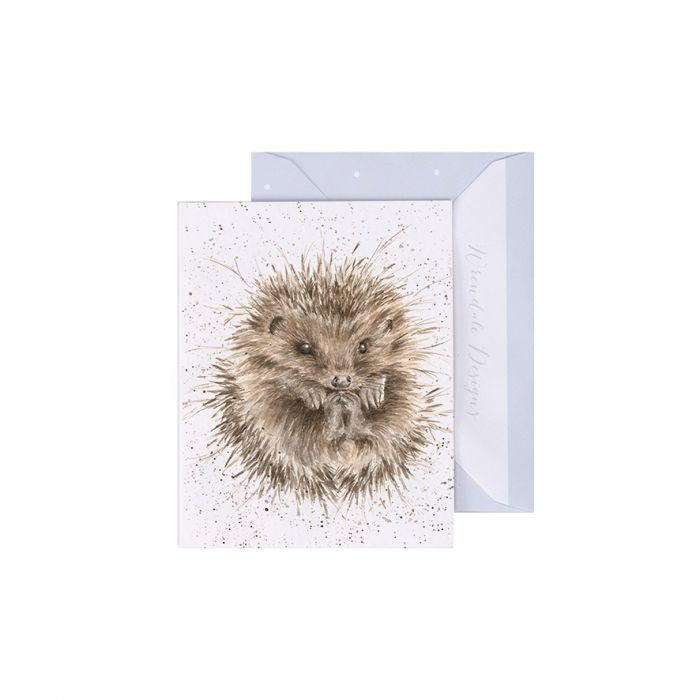 'Awakening' Hedgehog Enclosure Card