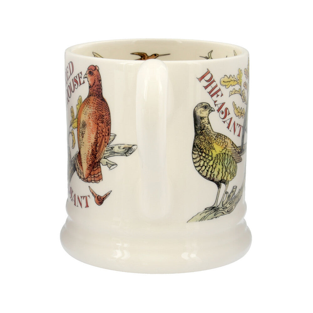 Emma Bridgewater In The Woods Red Grouse Half Pint Mug. 