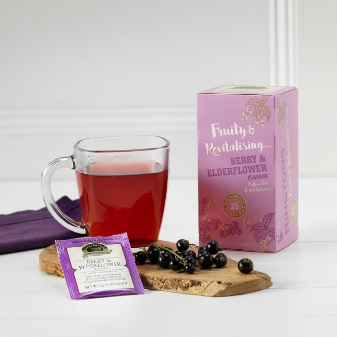 Ringtons Berry & Elderflower Infusion Teabags, 25 ct.