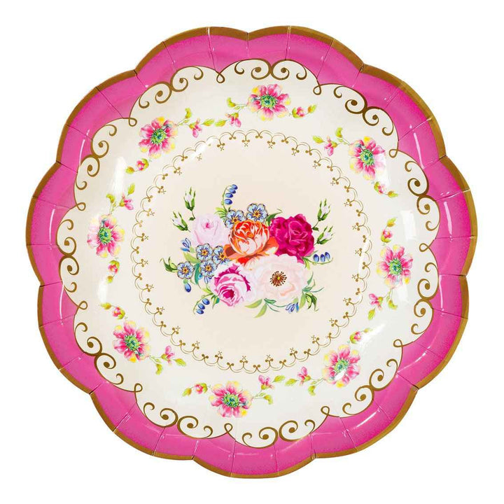 Truly Scrumptious Vintage Paper Plates - 12 pack 