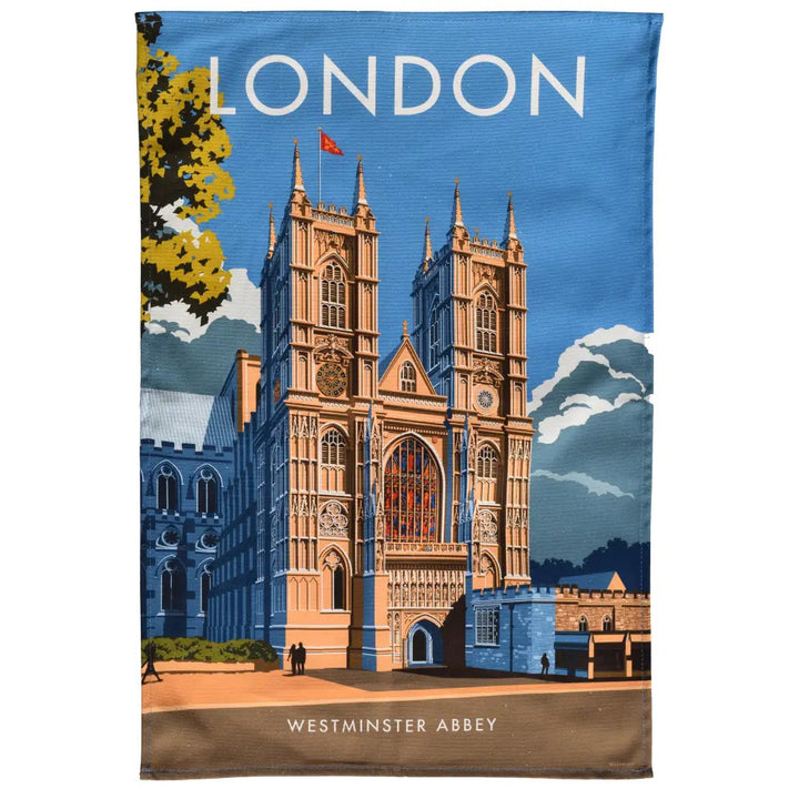 London Westminster Abbey Tea Towel