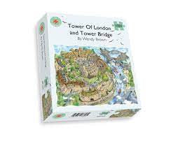 The Tower of London and Tower Bridge 1000 Piece Jigsaw Puzzle.