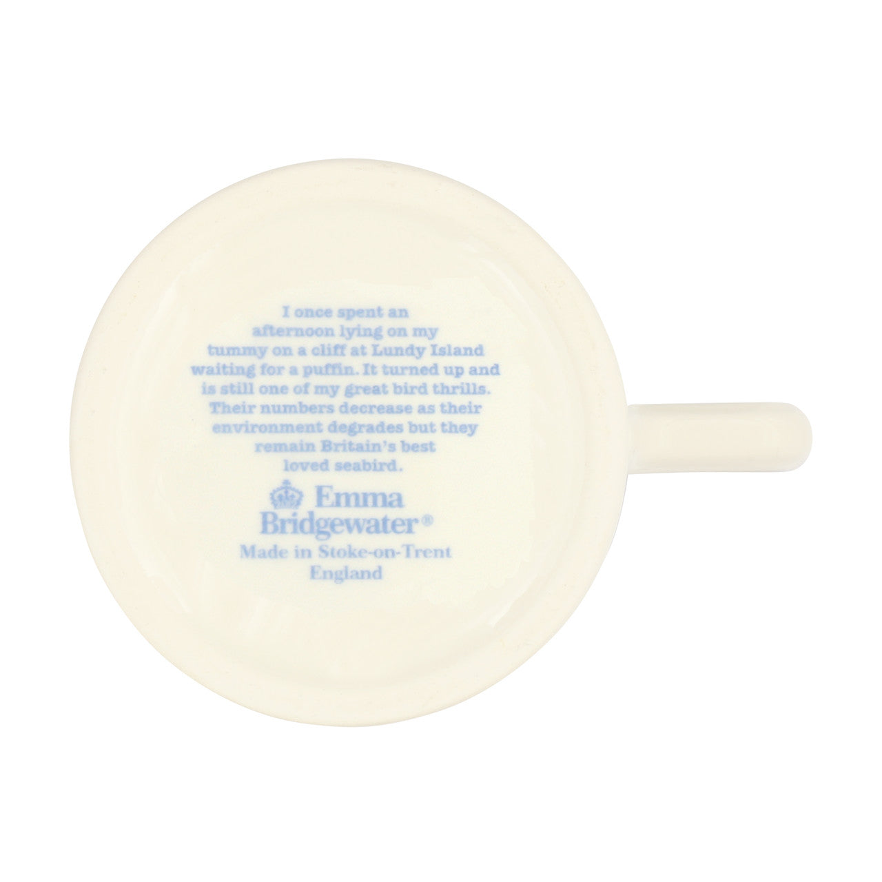 Emma Bridgewater 1/2 pint hand made mug.