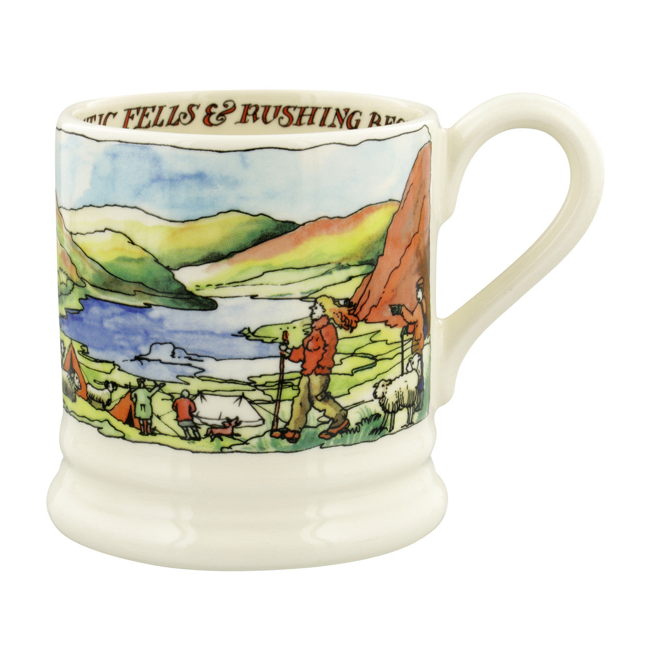 Emma Bridgewater hand made 1/2 pint mug.