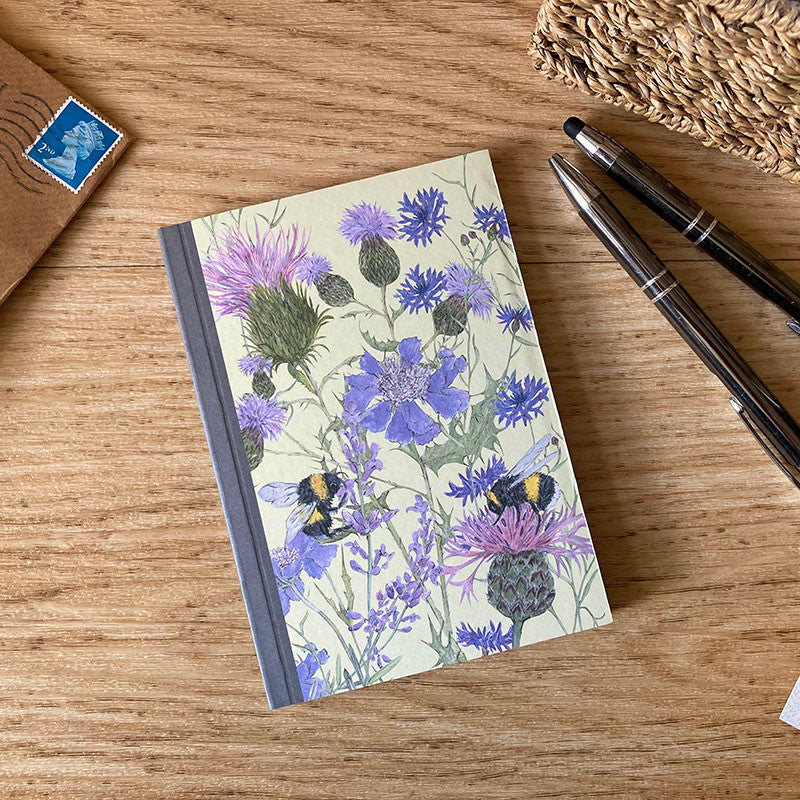 Mosney Mill Bee & Flower A6 Notepad