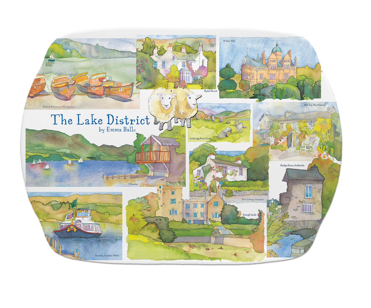Emma Ball The Lake District Melamine Scatter Tray