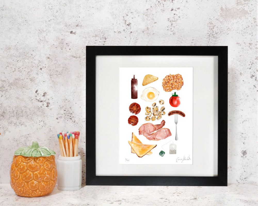 Full English Print by Corinne Alexander