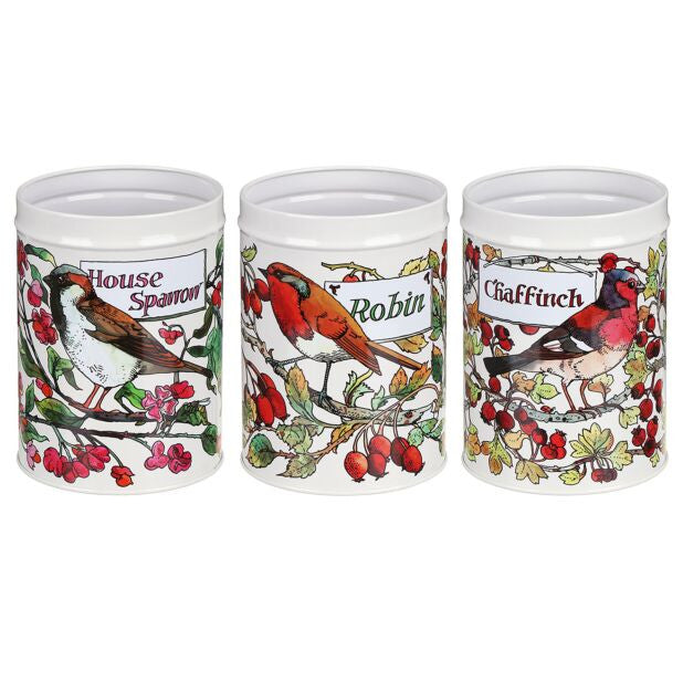 Emma Bridgewater Birds in the Hedgerow Set of 3 Round Caddies