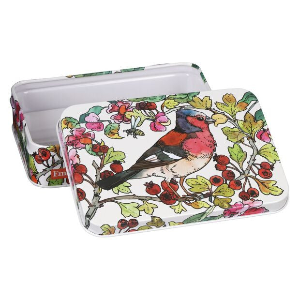 Emma Bridgewater Birds in the Hedgerow Small  In the Woods Rectangular Tin