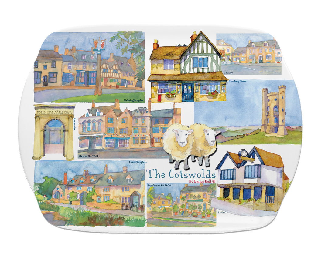 The Cotswolds Melamine Scatter Tray from Emma Ball
