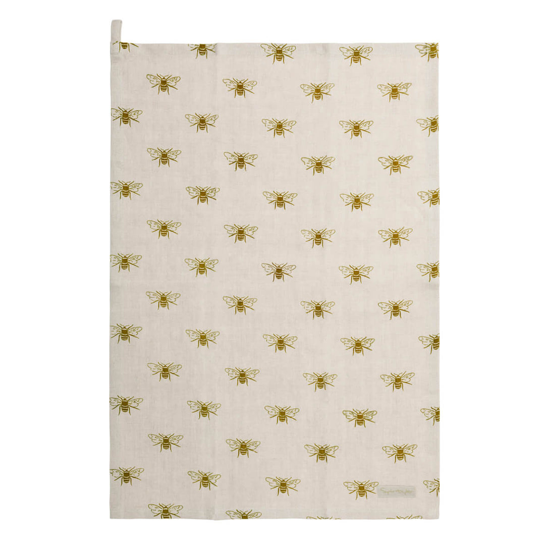 Sophie Allport Linen Bees Tea Towel