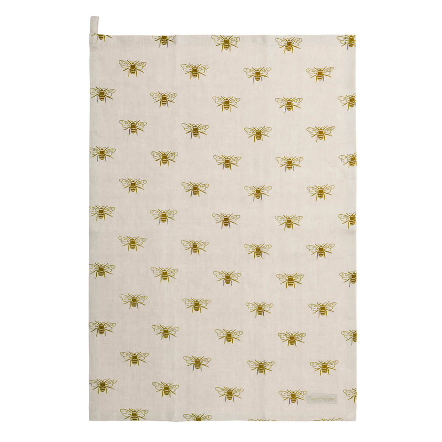 Sophie Allport Linen Bees Tea Towel