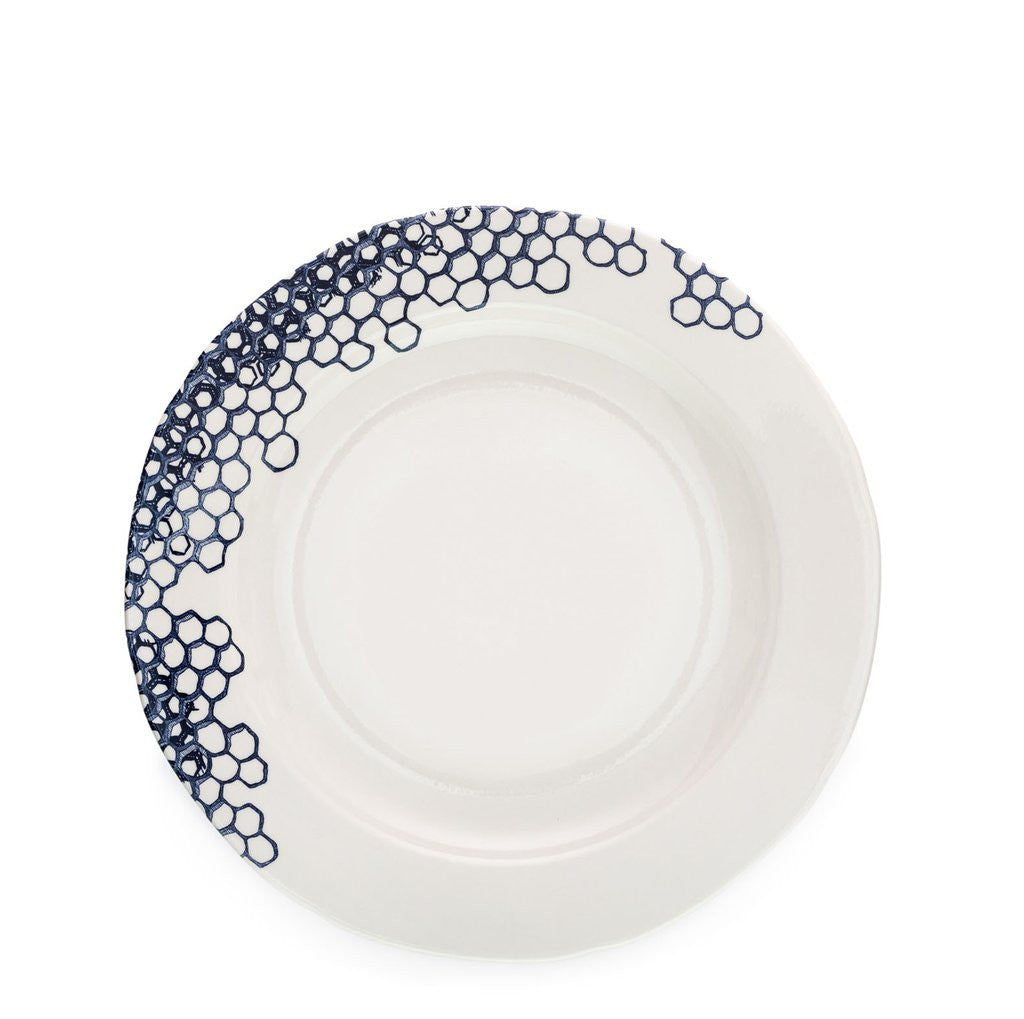 Burleigh Ink Blue Pollen Dinner Plate
