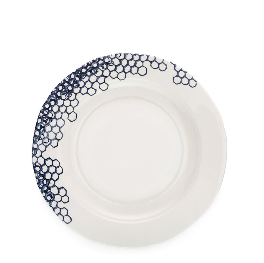 Burleigh Ink Blue Pollen Dinner Plate
