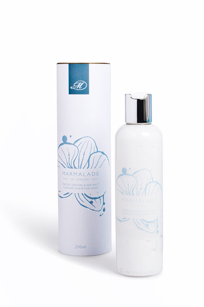 Pacific Orchid & Sea Salt hand & body lotion from Marmalade of London.
