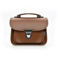 Handmade Leather Luna Chestnut Small Handbag by Zatchels.