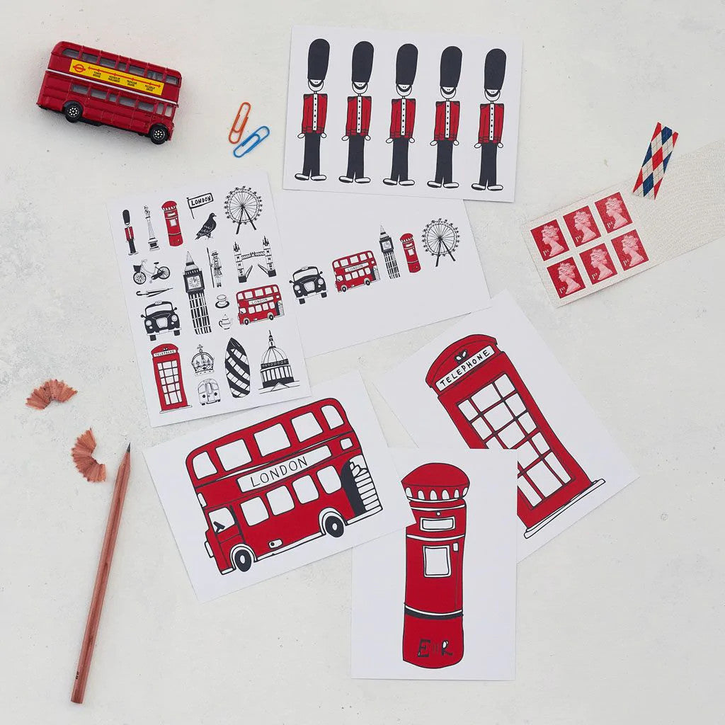 Simply London Pack of 6 Postcards from Victoria Eggs.