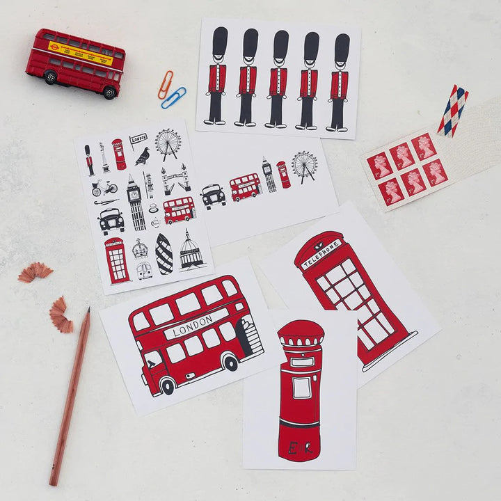 Simply London Pack of 6 Postcards from Victoria Eggs.
