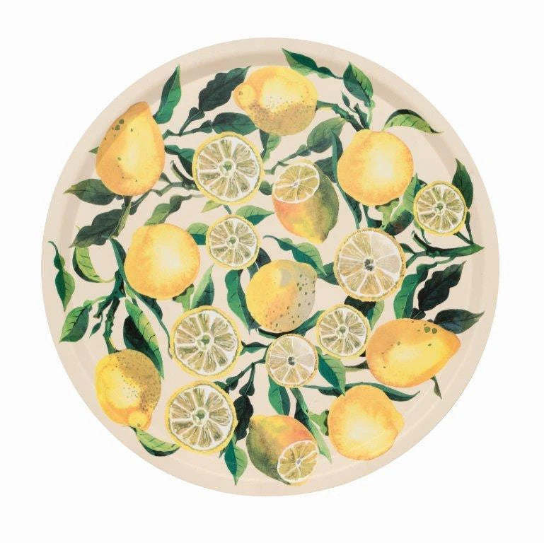 Emma Bridgewater Lemons Round Birch Tray