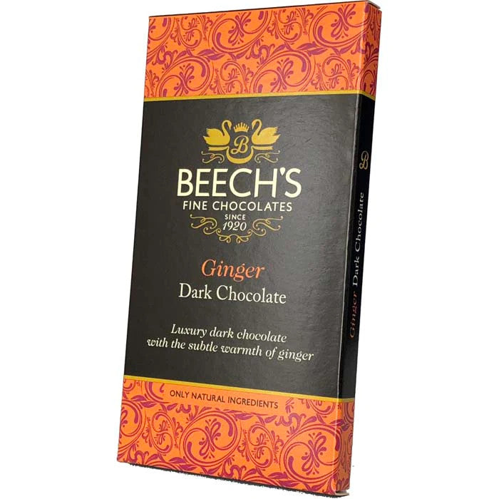 Beech's Dark Chocolate & Ginger Bar 60g