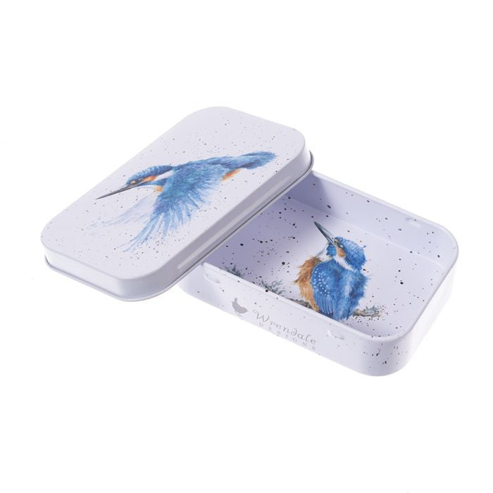 'Make a Splash' Kingfisher Mini Tin by Wrendale Designs.