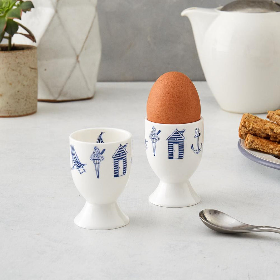 Bone china Nautical egg cup from Victoria Eggs.