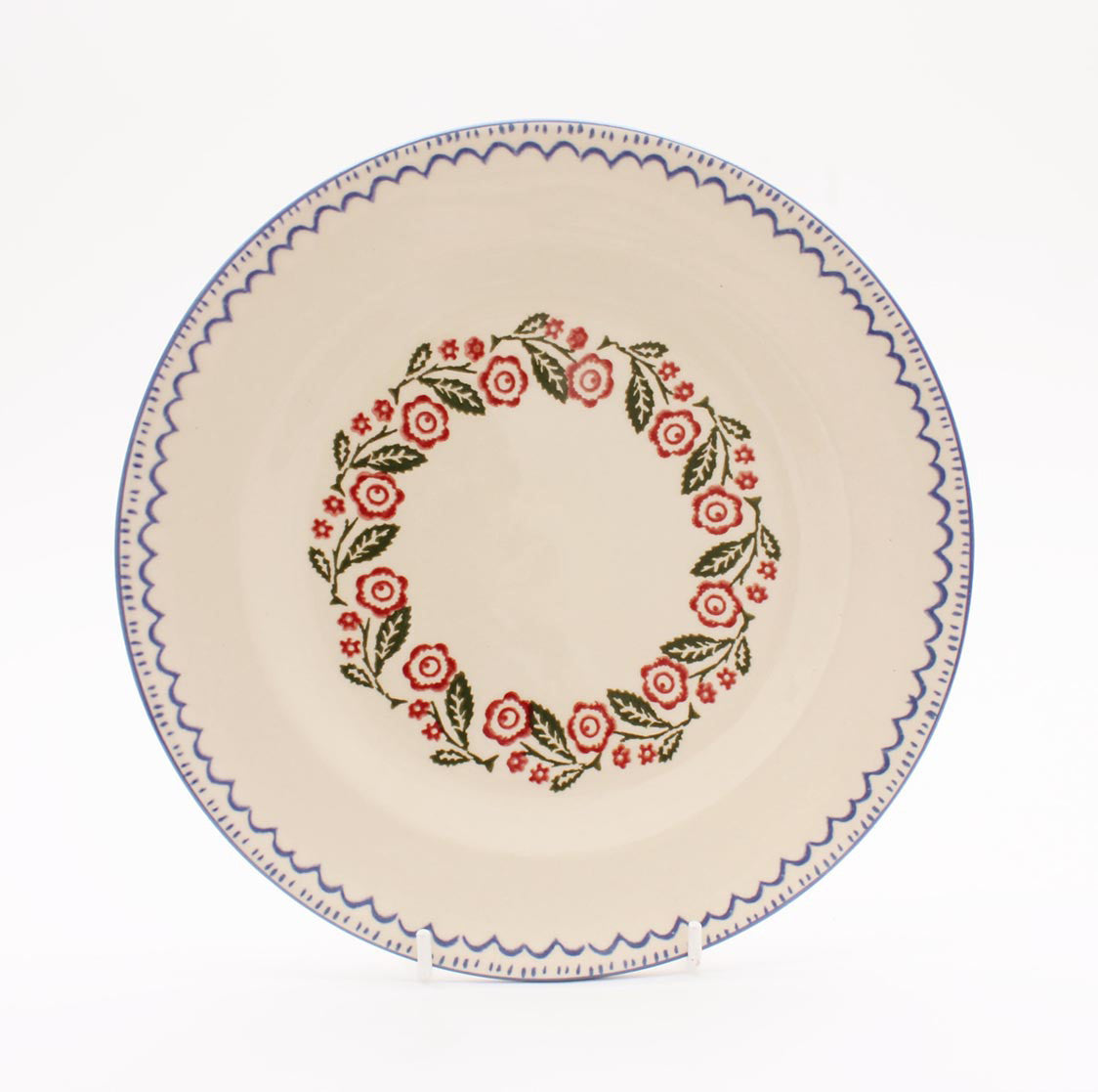 Brixton Pottery Creeping Briar handmade pottery 9 inch desset plate