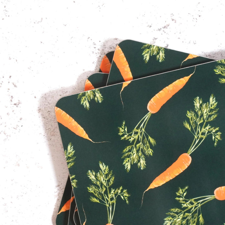 Carrot Placemat by Corinne Alexander. Made in England.
