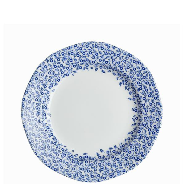 Burleigh Dark Blue Felicity Small Plate 7.5 inches. Handmade in England.
