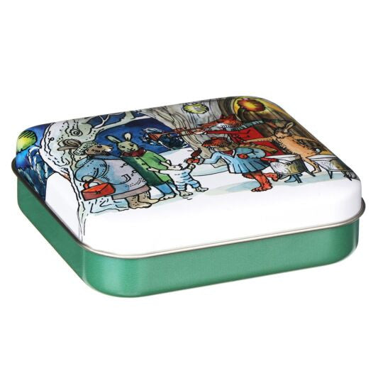 Emma Bridgewater Winter Scene Small Pocket Tins  - Geeen