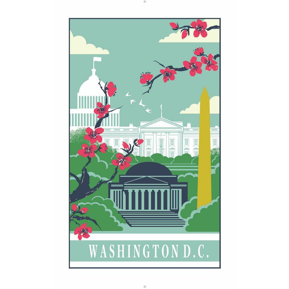 Washington DC 100% Cotton Tea Towel by Ulster Weavers.