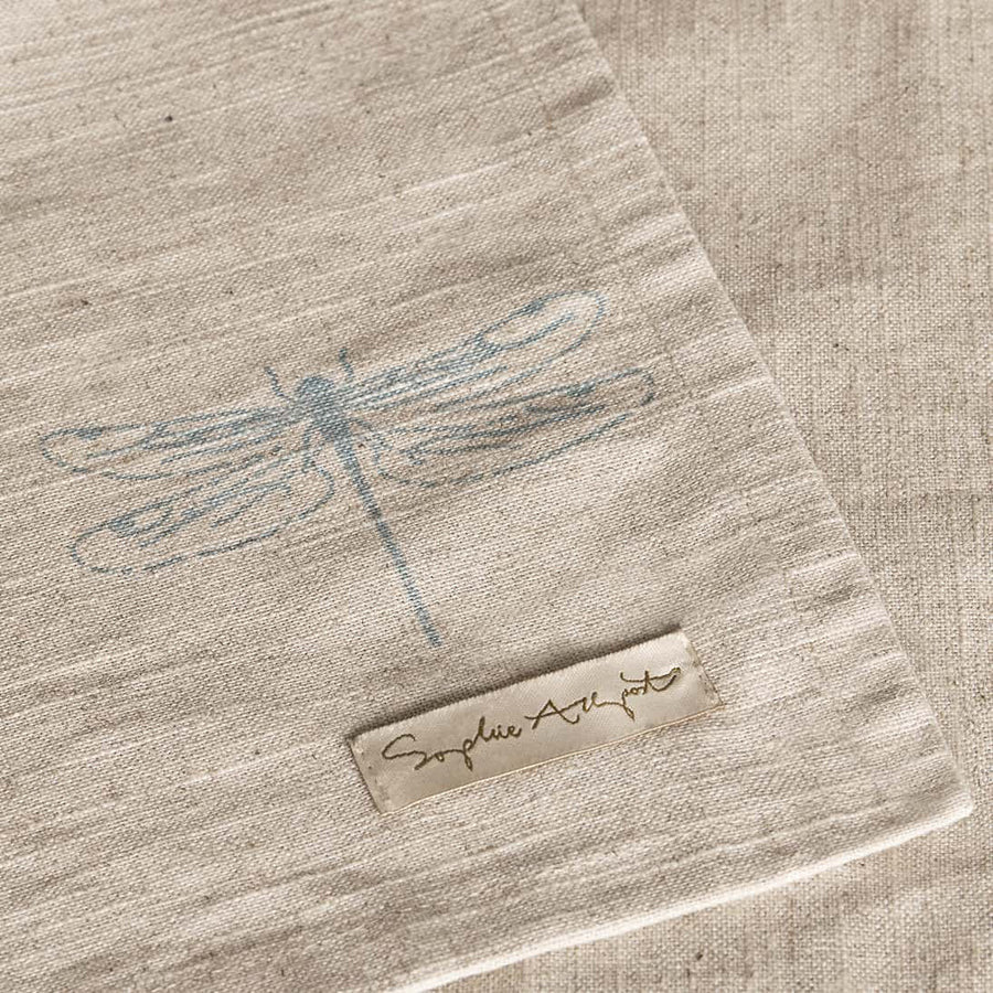 Dragonfly Linen Blend Tablecloth