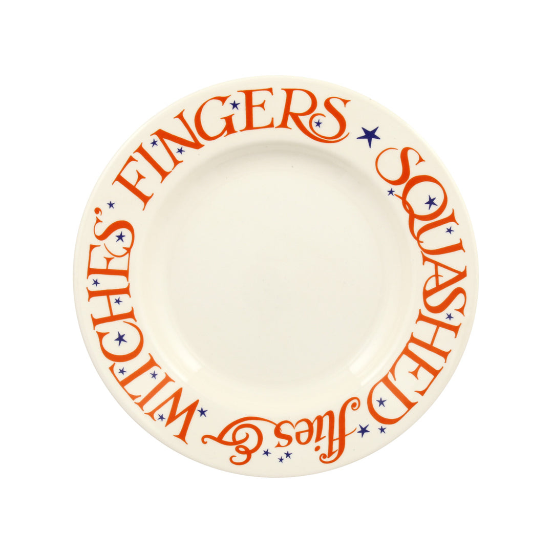 Halloween Toast & Marmalade Witches' Fingers 8 1/2 Plate