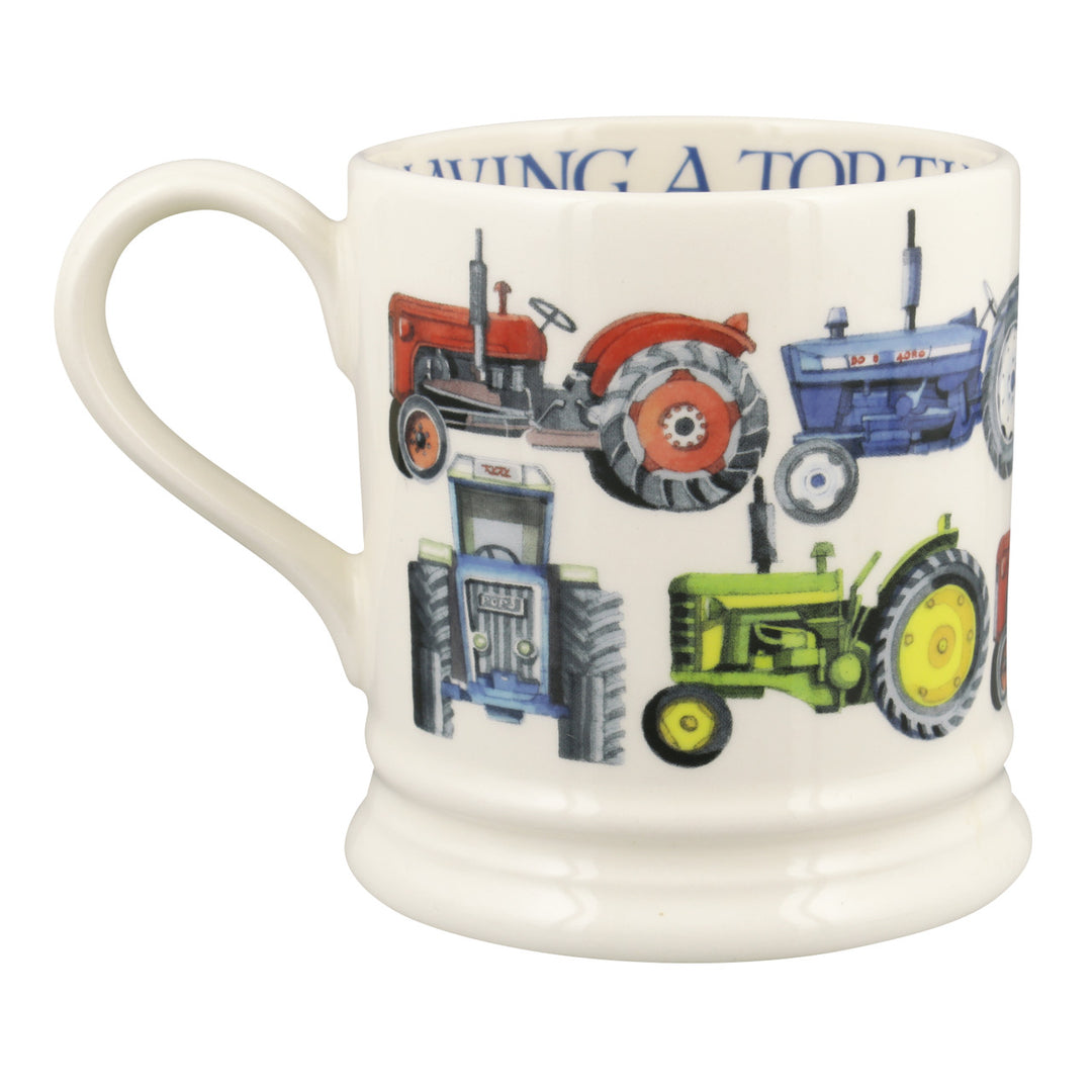 Emma Bridgewater Tractors Pint Mug. Handmade in England.