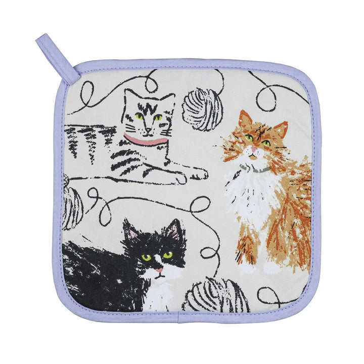 Feline Friends Pot Mat by Ulster Weavers