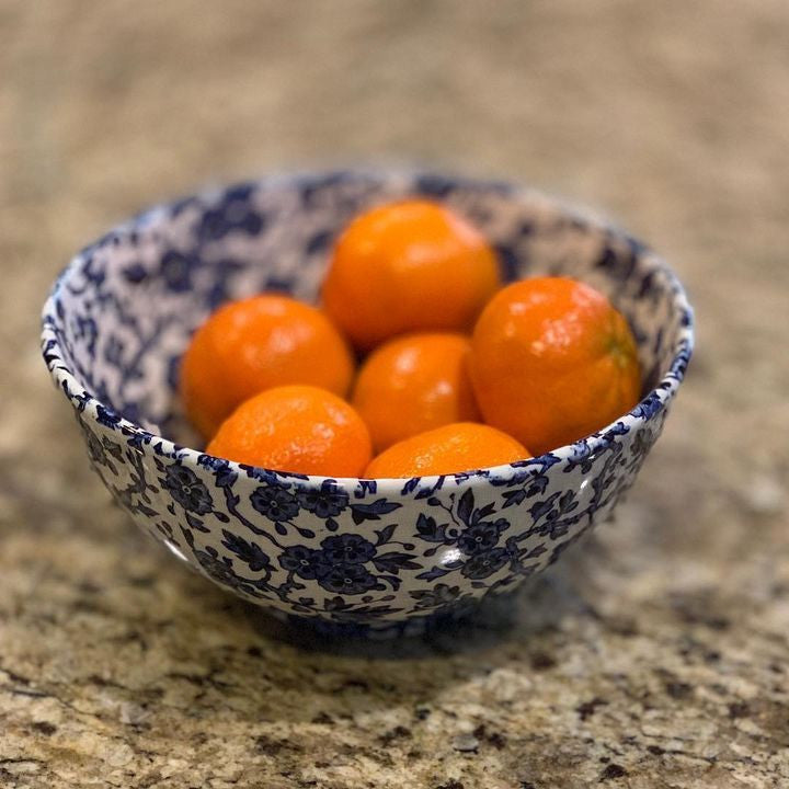 Burleigh Blue Arden Medium Footed Bowl