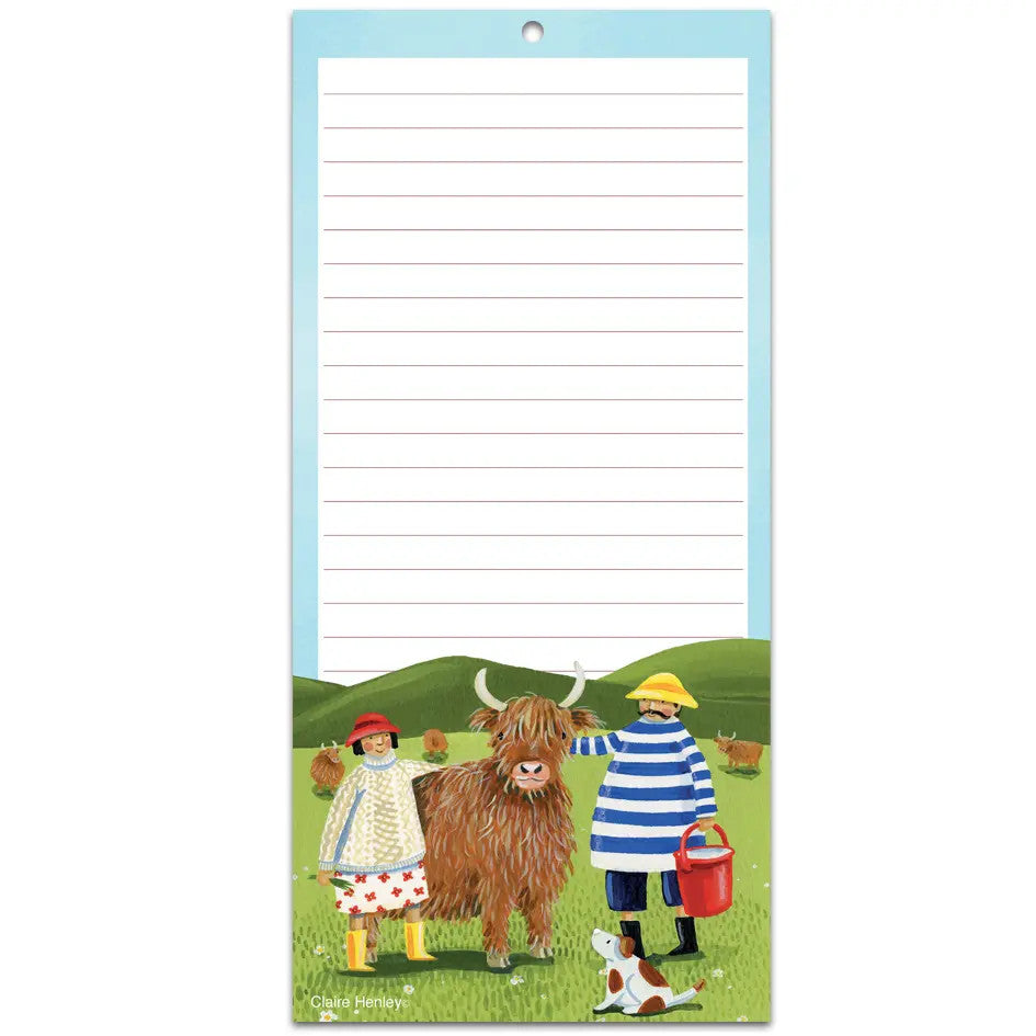Feeding the Coos Lined Magnetic Pad by Claire Henley for Emma Ball.
