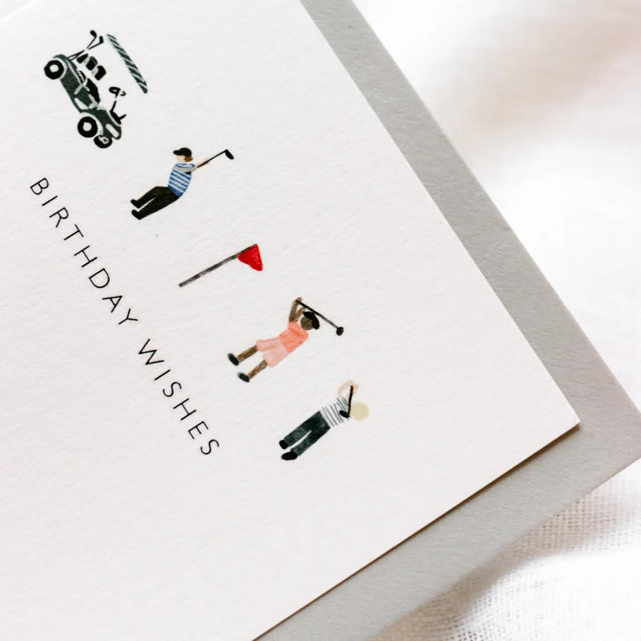 Golf Birthday Wishes Card