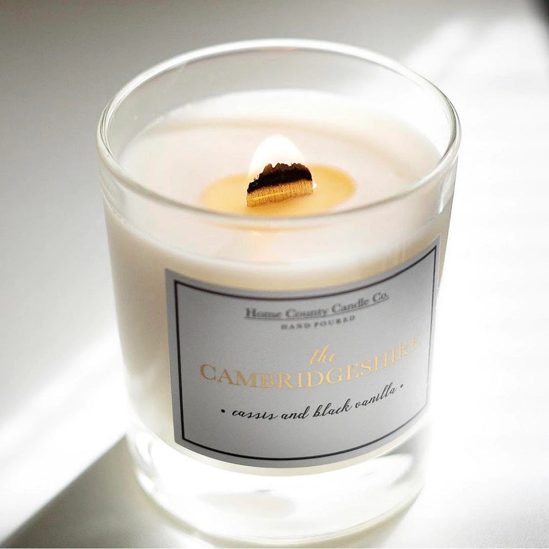 The Cambridgeshire Candle by Home County Candles.