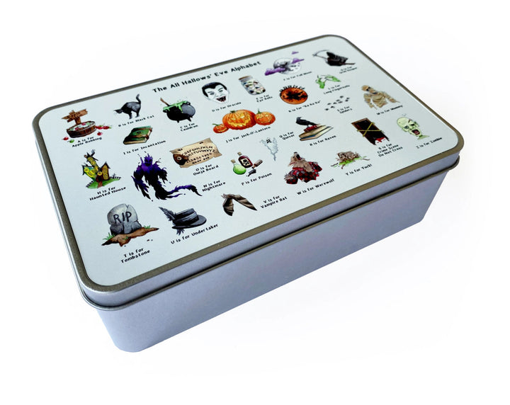 The Halloween Alphabet Storage Tin