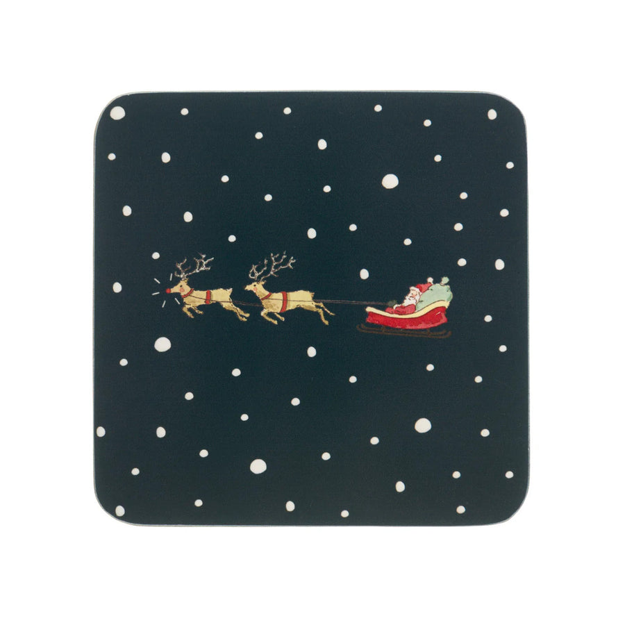 Home for Christmas Set of 4 Coasters from Sophie Allport.