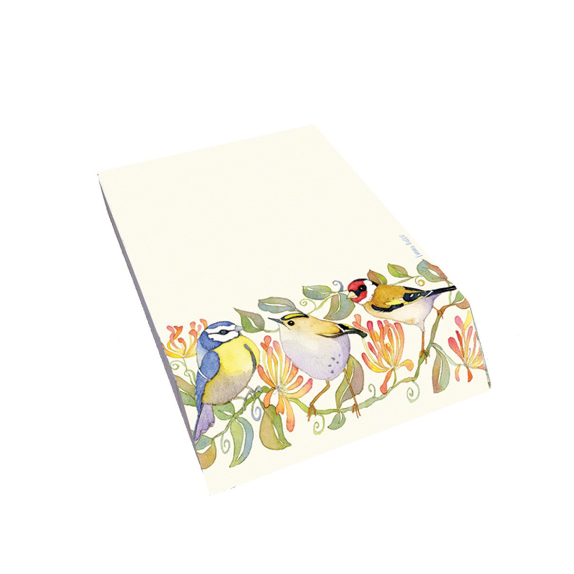 Garden Birds padblock/memo pad from British artist Emma Ball.